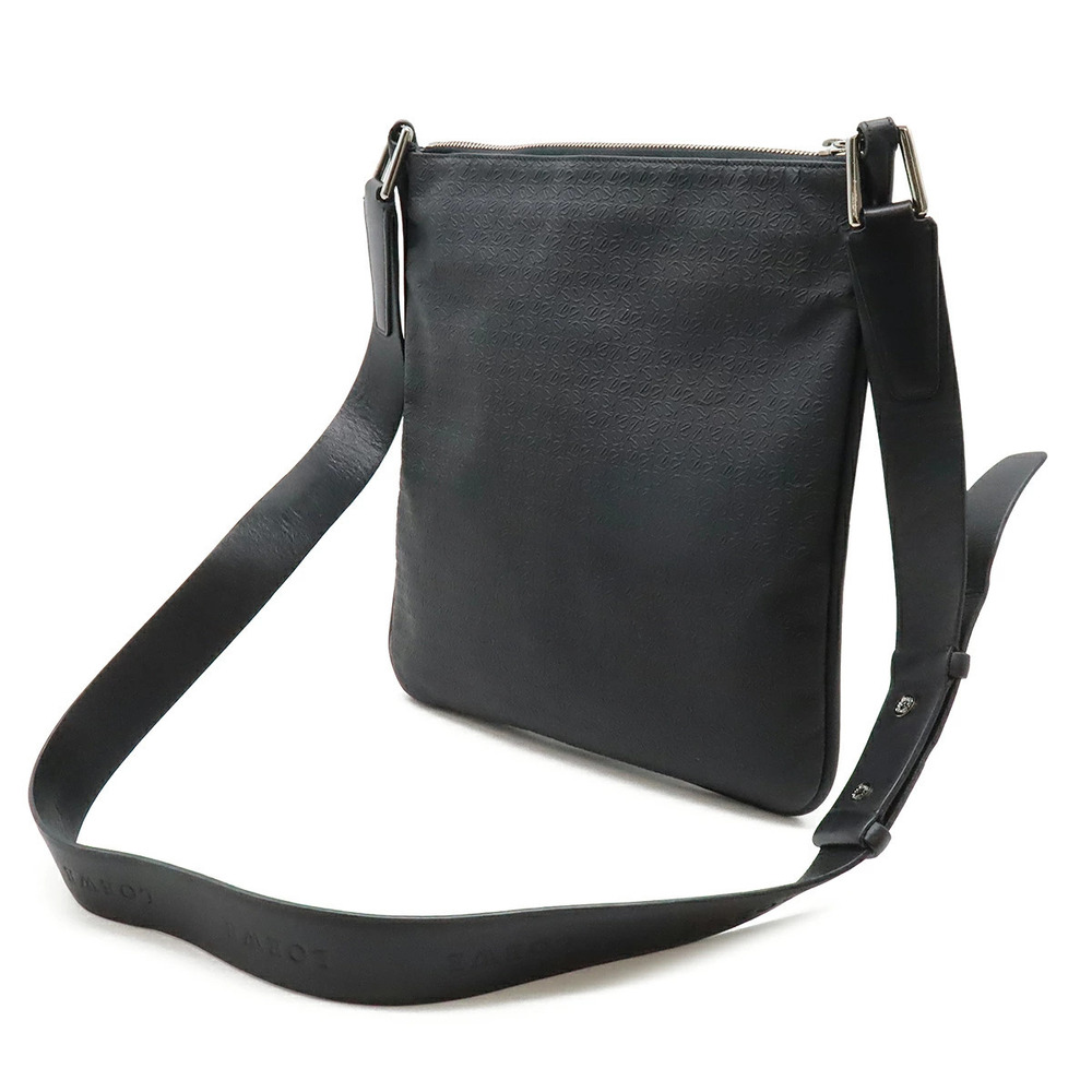 Loewe Bag Repeat Crossbody White Black Anagram Leather White Black